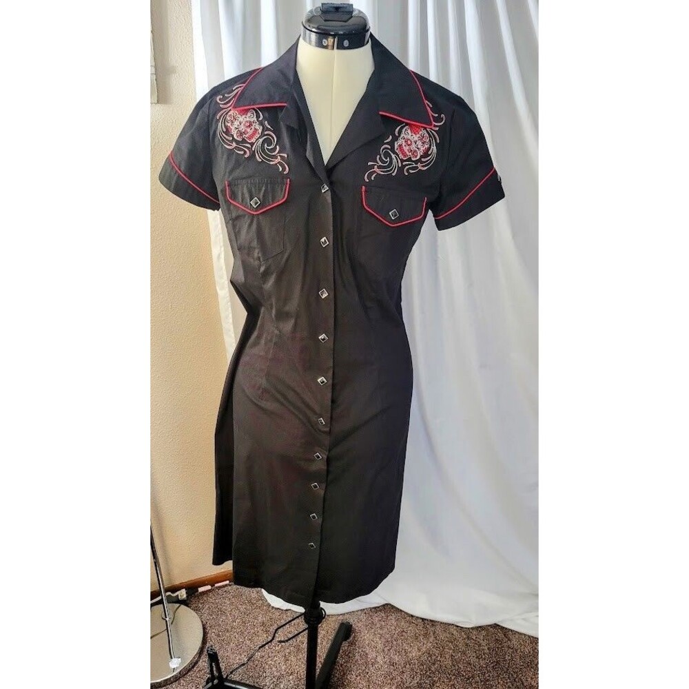 Vintage inspired Retroville Route 66 Wiggle Dress, Size 14, Must see Details!